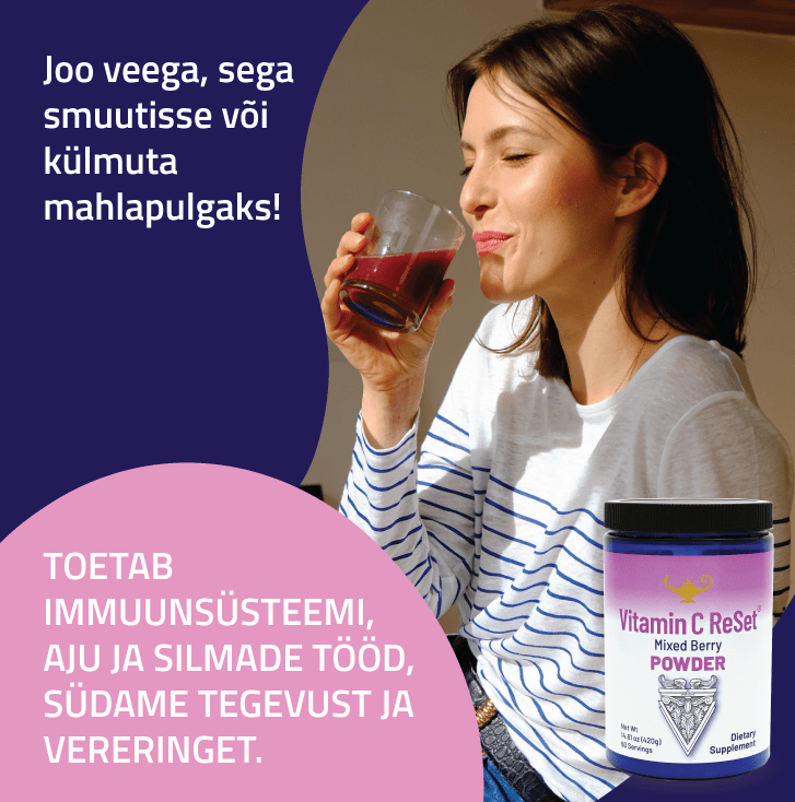 Vitamin C ReSet®, 420g (marjamaitseline joogipulber)