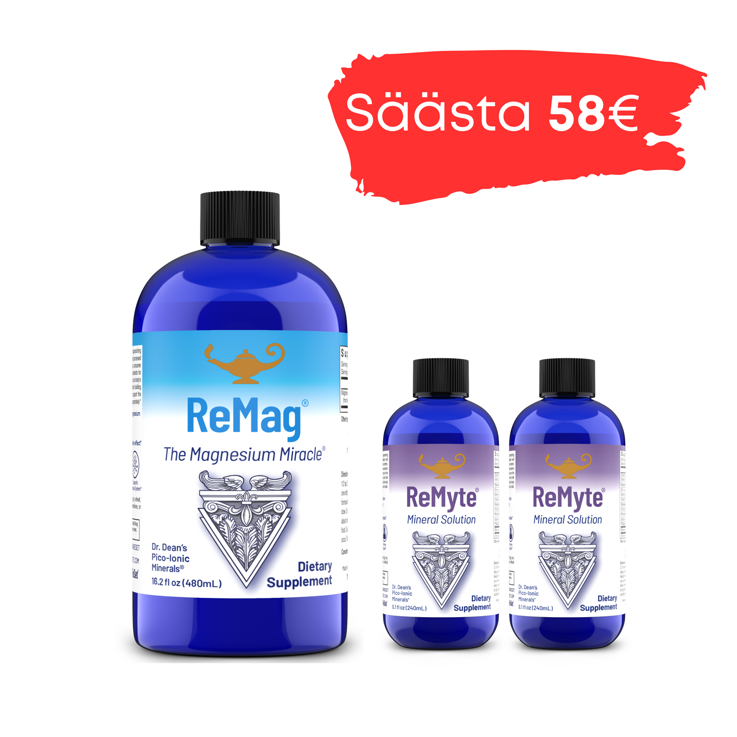 ReMag® 480ml + 2x ReMyte® 120ml