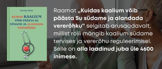 Kuidas kaalium võib päästa su südame ja alandada vererõhku