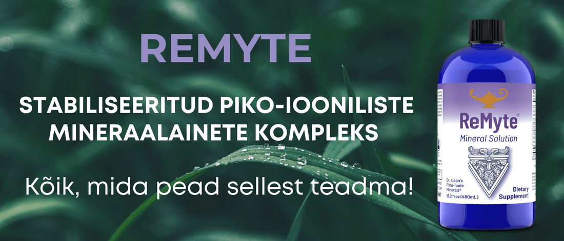 ReMyte: stabiliseeritud piko-iooniliste mineraalainete kompleks - Kontamo
