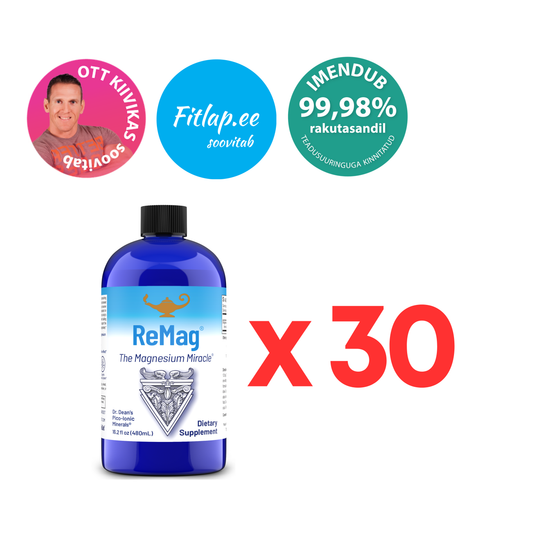 200 x ReMag® Liquid Magnesium, 480ml (toidulisand magneesiumiga)