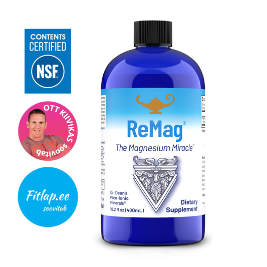 ReMag® Liquid Magnesium, 480ml (toidulisand magneesiumiga)