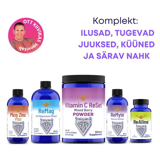 Komplekt: ILUSAD, TUGEVAD JUUKSED JA KÜÜNED!