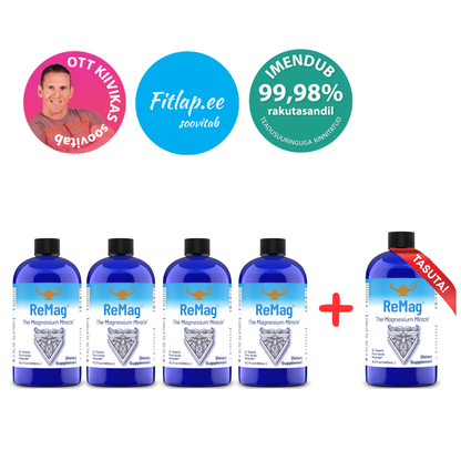 4x ReMag® 480ml + KINGITUSEKS üks ReMag® 480ml