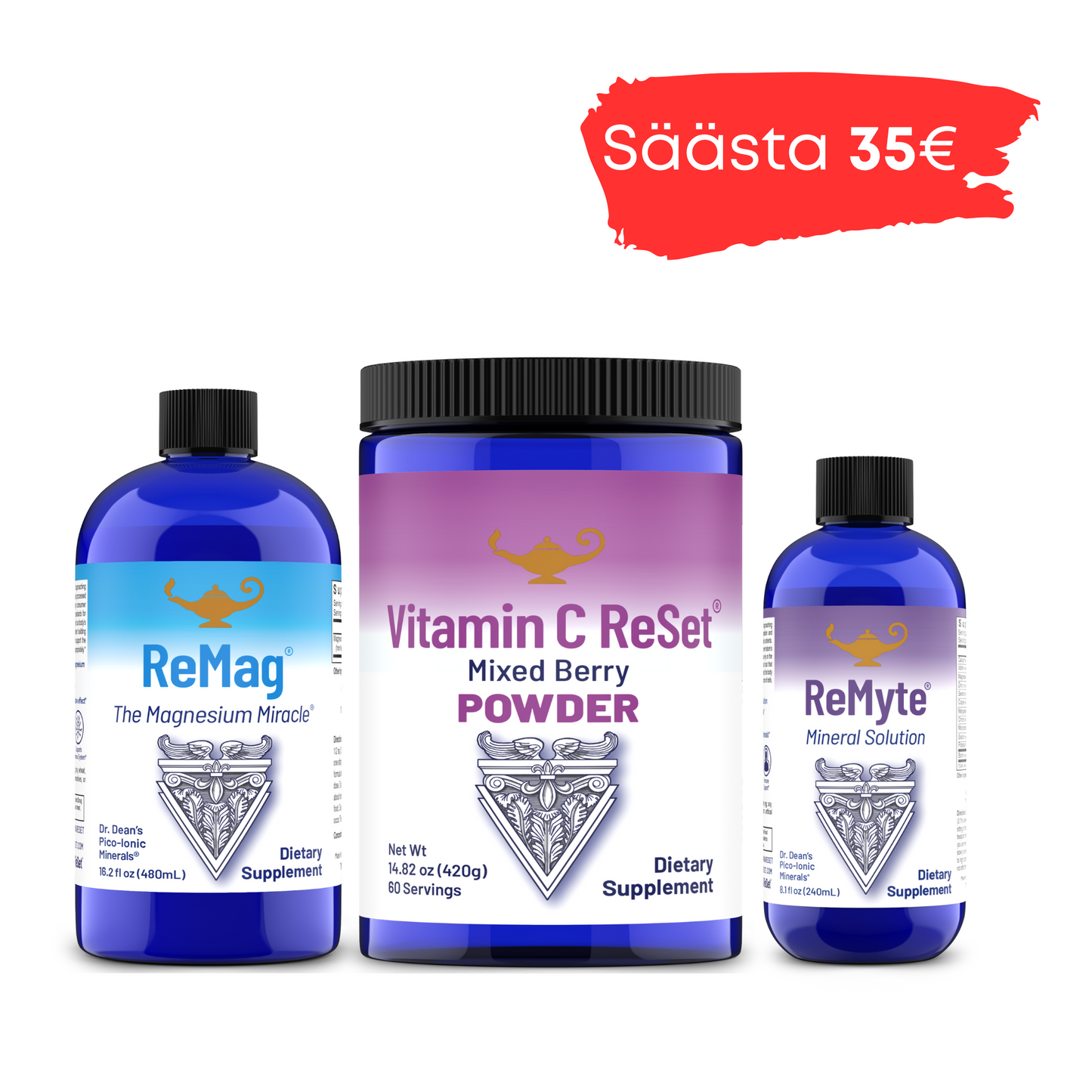 ReMag® 480ml + ReMyte® 240ml + Vitamin C ReSet® 420g