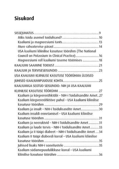 E-raamat: „Kuidas kaalium võib pääasta Su südame ja alandada vererõhku“- Carolyn Dean