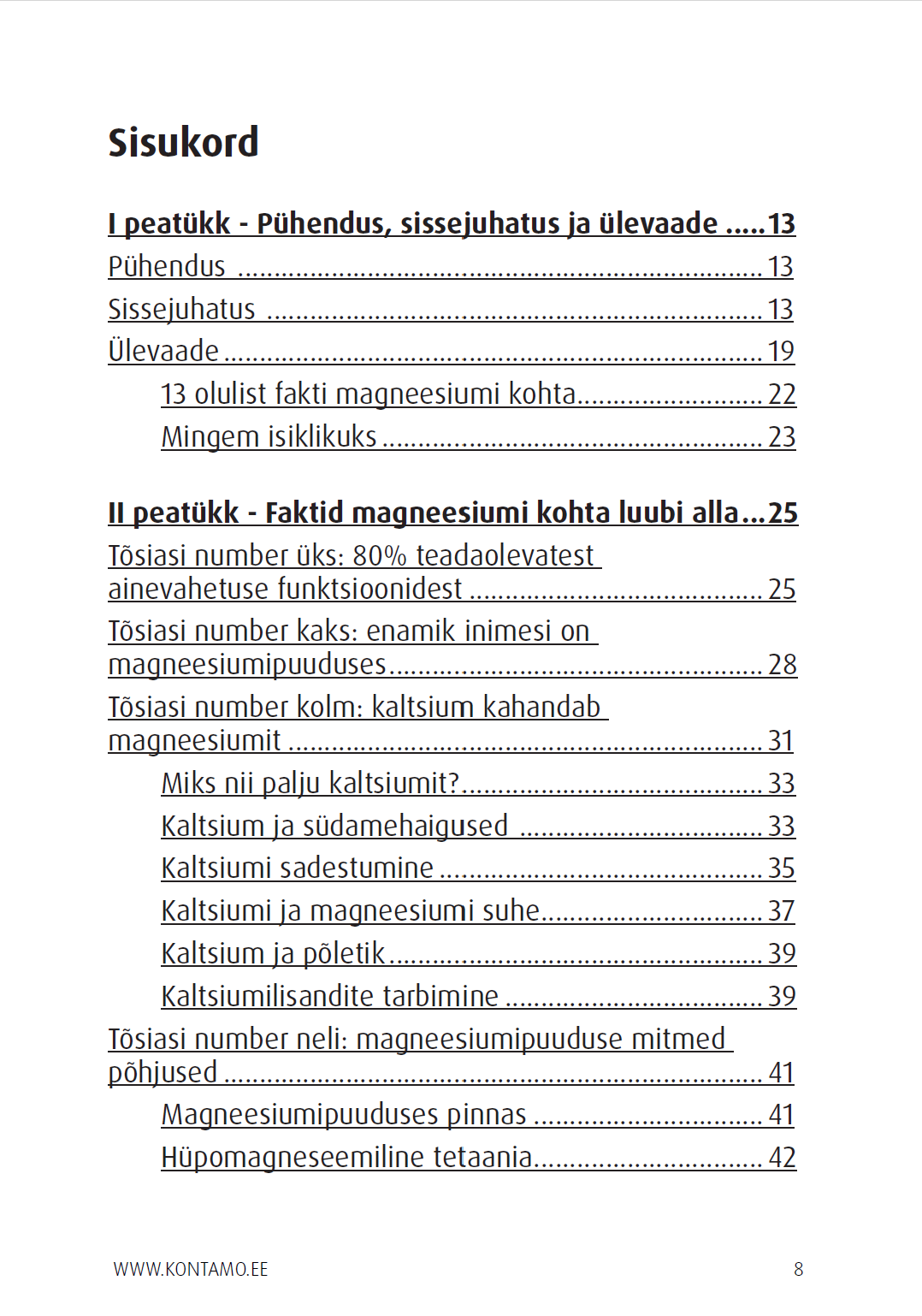 E-Raamat: „MAGNEESIUM - täieliku tervise puuduv lüli“- Carolyn Dean