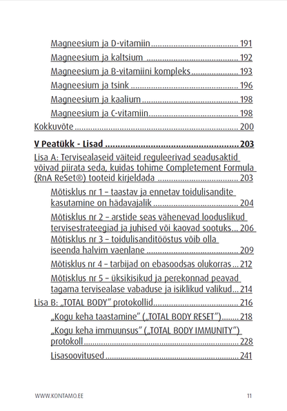 E-Raamat: „MAGNEESIUM - täieliku tervise puuduv lüli“- Carolyn Dean