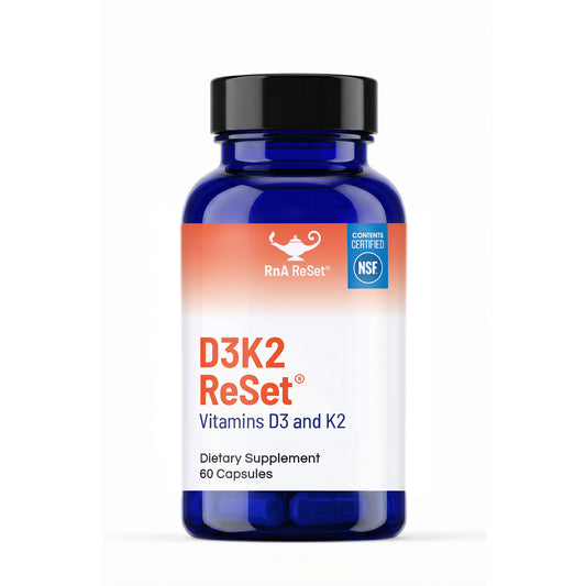 D3K2 ReSet® D-vitamiin koos K-vitamiiniga, 60 kapslit