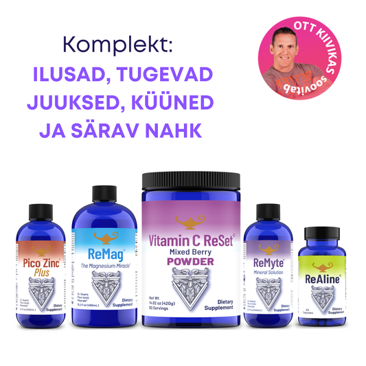 Komplekt: ILUSAD, TUGEVAD JUUKSED JA KÜÜNED!