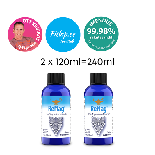 2 x ReMag® 120ml (toidulisand magneesiumiga)
