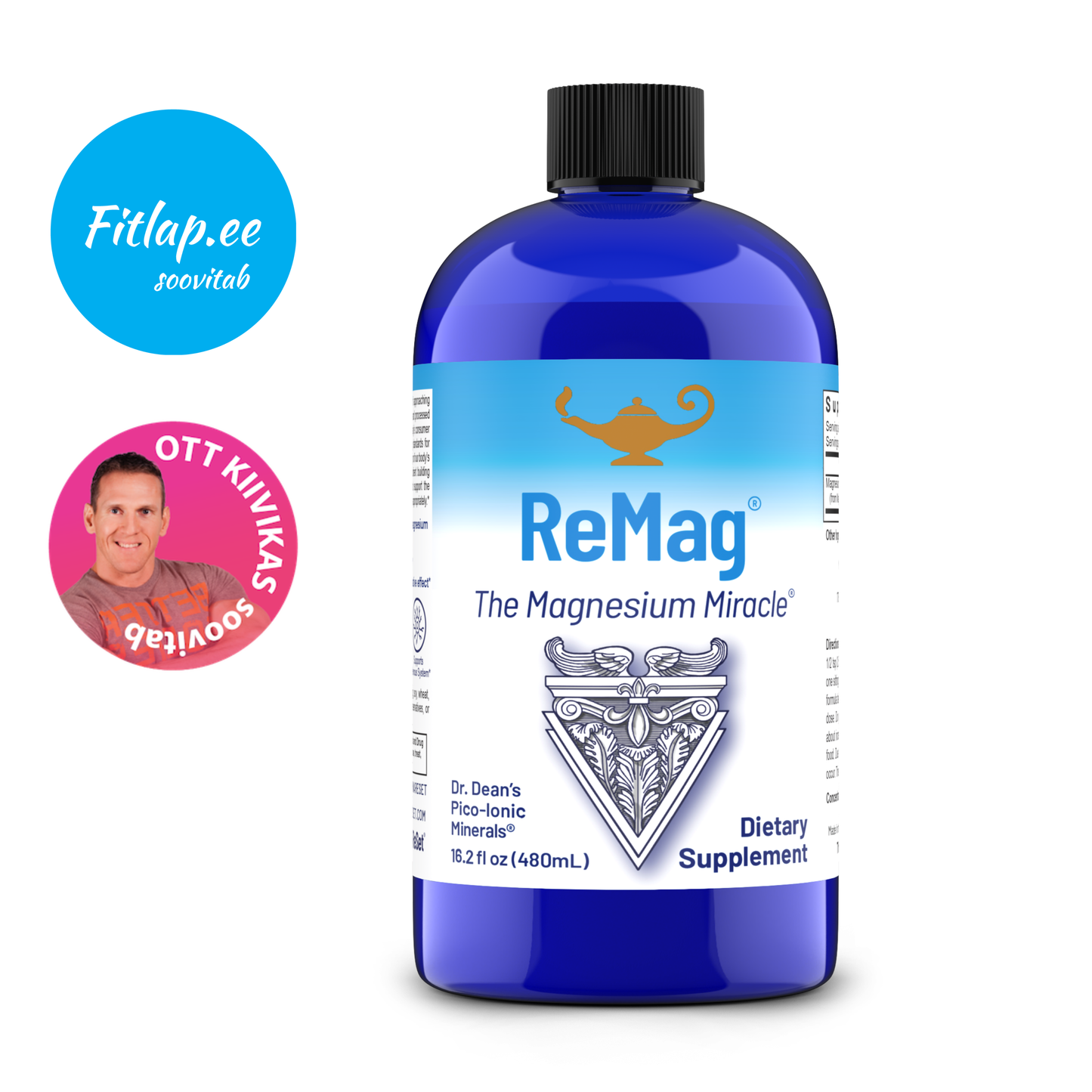 ReMag® Liquid Magnesium, 480ml (toidulisand magneesiumiga)