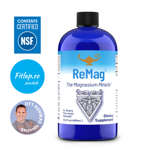 ReMag® Liquid Magnesium, 480ml (toidulisand magneesiumiga)