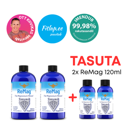 2x ReMag® 480ml + TASUTA 2x ReMag® 120ml