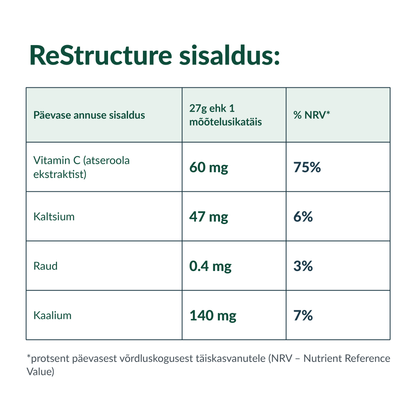 ReStructure® valgupulber, 594g - vanilje maitsega