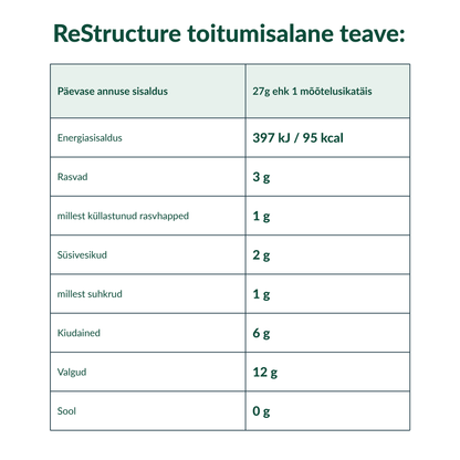ReStructure® valgupulber, 594g - vanilje maitsega